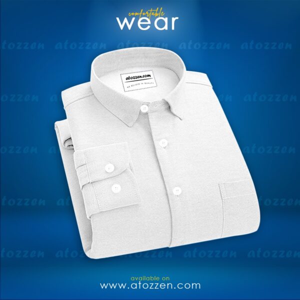 1pcs Premium Full Formal men's shirt(White)