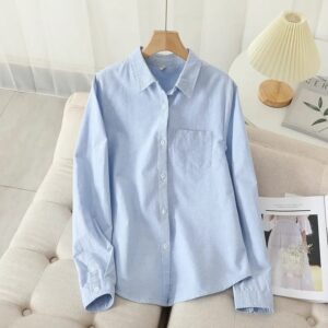 Casual cotton shirt for men's(Sky)