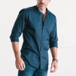 round neck premium Mens Shirt - Image 8