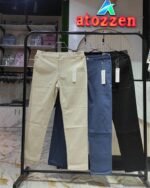 3 Pcs classic formal pant(Off white,Navy,Black)