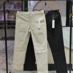 2 Pcs classic formal pant(Off White,Black)