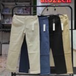 4 Pcs classic formal pant(Off white,Navy,Black,Khaki)