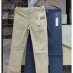 2 Pcs classic formal pant(Off White,Navy)