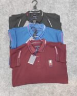 3 pcs Luxury polo t-shirt(Blue,Black,Maroon)