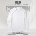 1Pcs round neck premium Mens Shirt (White)