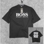1 pcs Oversized Exported Drop Shoulder T-shirt(Boss-Black)