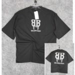 1 pcs Oversized Exported Drop Shoulder T-shirt(BB-Black)