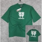 1 pcs Oversized Exported Drop Shoulder T-shirt(BB-Green)