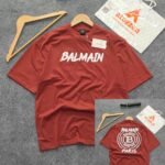 Oversized Exported Drop Shoulder T-shirt(B-Main-Redish brown)