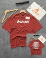 Oversized Exported Drop Shoulder T-shirt(B-Main-Redish brown)