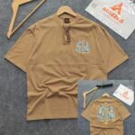 Oversized Exported Drop Shoulder T-shirt(LV-Beige)
