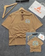 Oversized Exported Drop Shoulder T-shirt(LV-Beige)