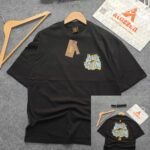 Oversized Exported Drop Shoulder T-shirt(LV-Black)