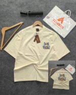 Oversized Exported Drop Shoulder T-shirt(LV-Cream)