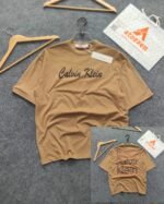 Oversized Exported Drop Shoulder T-shirt(CK-Beige)