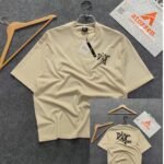 Oversized Exported Drop Shoulder T-shirt(Dior-cream)