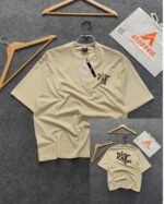 Oversized Exported Drop Shoulder T-shirt(Dior-cream)