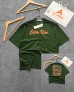 Oversized Exported Drop Shoulder T-shirt(CK-Main-Green)