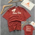 Oversized Exported Drop Shoulder T-shirt(CK-Main-Redish brown)