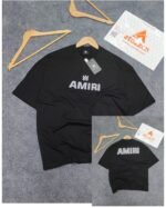 Oversized Exported Drop Shoulder T-shirt(AM-Main-Black)