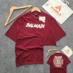 Oversized Exported Drop Shoulder T-shirt(Balmain)