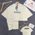 Oversized Exported Drop Shoulder T-shirt(AMIRI OLD)