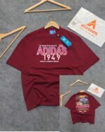 Oversized Exported Drop Shoulder T-shirt(Adidas) - Image 2