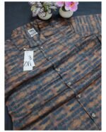 Men's Premium Printed Cuban Collar Shirt-QS-1002