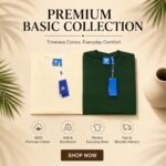 2pcs Half Sleeve T-Shirt (cream,green)