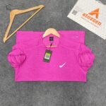 China Imported Premium T-Shirt(Nike)-Deep pink