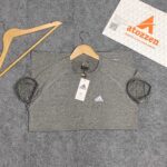 China Imported Premium T-Shirt(ADIDAS)-Grey