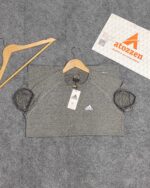 China Imported Premium T-Shirt(ADIDAS)-Grey