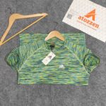 China Imported Premium T-Shirt(ADIDAS)-Green Multi colour