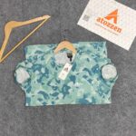 China Imported Premium T-Shirt(ADIDAS)-Army print-Mint