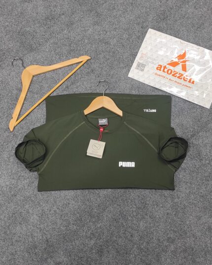 China Masterpiece Premium T-Shirt(Puma)-Dark olive