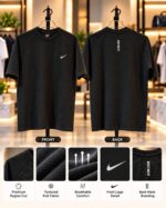 Exported Masterpiece Drop Shoulder T-Shirt(Black)