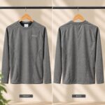 Classic Winter Full Sleeve T-Shirt-colombia-Grey - Image 2