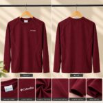 Classic Winter Full Sleeve T-Shirt-colombia-Maroon